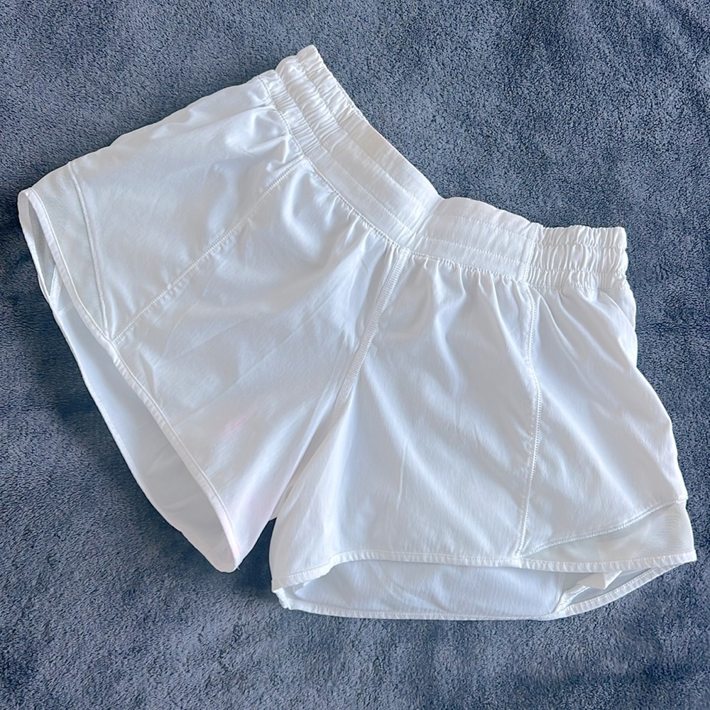 White Lululemon Shorts size 6